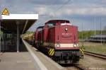 BR 202/136932/204-347-9-202-347-1--204 204 347-9 (202 347-1) & 204 354-5 (202 354-7) MTEG mit Holzzug in Rathenow in Richtung Stendal unterwegs. 03.05.2011