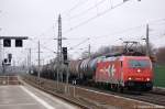 BR 185/127484/185-584-0-hgk-2052-mit-kesselzug 185 584-0 (HGK 2052) mit Kesselzug in Rathenow in Richtung Wustermark unterwegs. 18.03.2011