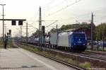 BR 185/159759/185-519-6-der-itl-mit-einem 185 519-6 der ITL mit einem Containerzug in Rathenow Richtung Wustermark unterwegs. 16.09.2011