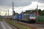 BR 189/150038/es-64-f4---212-189 ES 64 F4 - 212 (189 212-4) MRCE im Dienst fr ITL mit Containerzug in Rathenow Richtung Wustermark unterwegs. 14.07.2011