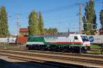 BR 189/163833/189-802-2-train-of-ideas-steht 189 802-2 'TRAIN OF IDEAS' steht in Frankfurt (Oder) abgestellt. 17.10.2011