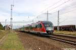 642 057/557  Stadt Wilkau-Halau  der Erzgebirgsbahn Chemnitz in Satzkorn und fuhr in Richtung Golm weiter.