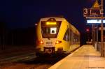 VT 646.043 (646 043-9) der ODEG - Ostdeutsche Eisenbahn GmbH auf Personalschulung und Streckenkenntnisfahrt der KBS 209.51 Brandenburg Hbf - Rathenow und steht hier in Rathenow.