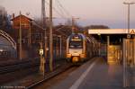 ODEG/324047/et-445111-445-110-8-odeg-- ET 445.111 (445 110-8) ODEG - Ostdeutsche Eisenbahn GmbH als RE4 (RE 84027) von Rathenow nach Ludwigsfelde in Rathenow. 20.02.2014
