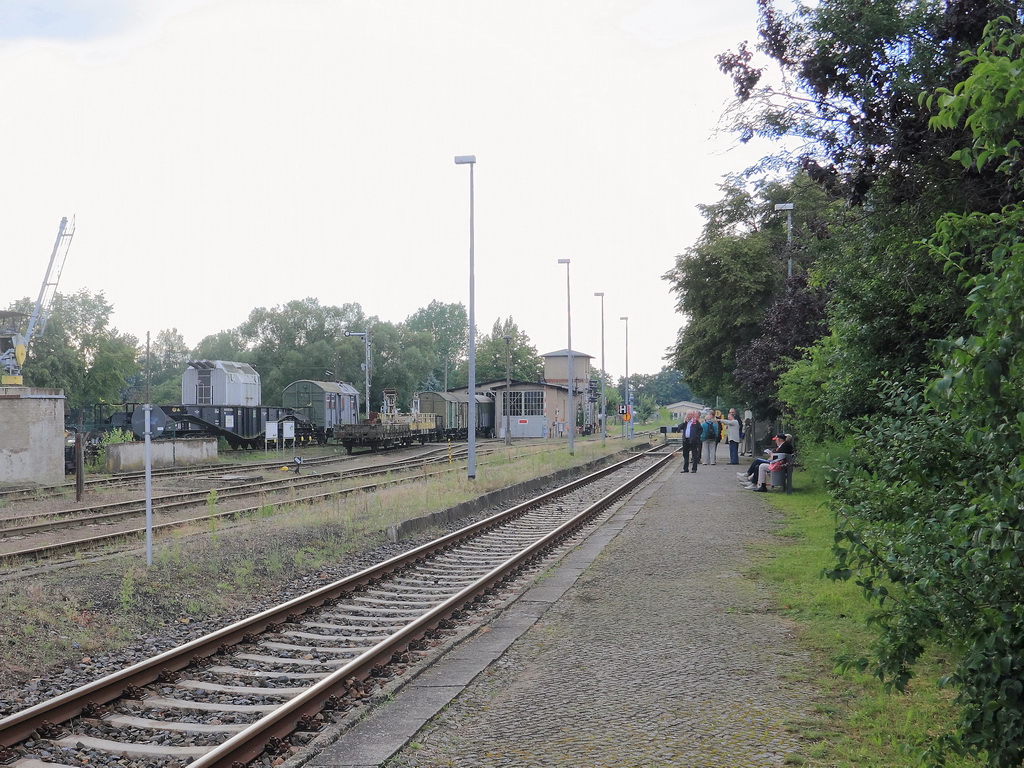 Bahnhof Rheinsberg (Mark) am 08. August 2012.