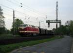 Auch zum Abschied der Strecke kam am 01.05.2010 119 159-4 der Berliner Eisenbahnfreunde mit einem Sonderzug nach Dresden.