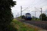 BR 203/147904/1401-203-205-0-ex-dr-112 1401 (203 205-0) ex DR 112 319-9 D&D Eisenbahngesellschaft mbH, Hagenow als Lz in Vietznitz Richtung Paulinenaue unterwegs. 01.07.2011