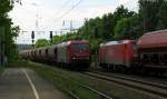 Auch am 25.05.2010 kam die 145 CL 002 von Arcelor mit ihrem Kohlenstaubzug von Lnen Sd nachezu pnktlich Richtung Eisenhttenstadt durch.
