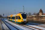 VT 646.044 (646 044-7) ODEG - Ostdeutsche Eisenbahn GmbH steht seid Anfang dieser Woche in Rathenow angestellt. 08.02.2012